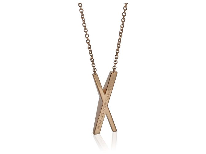 Pendente Atlas X in diamante in oro rosa Tiffany & Co. - vista 2