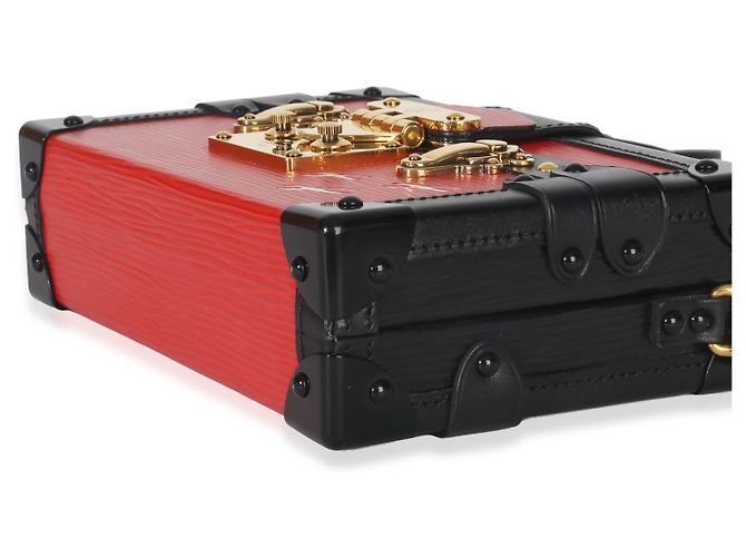 Louis Vuitton Petite Malle Épi Rosso Nero - vista 6