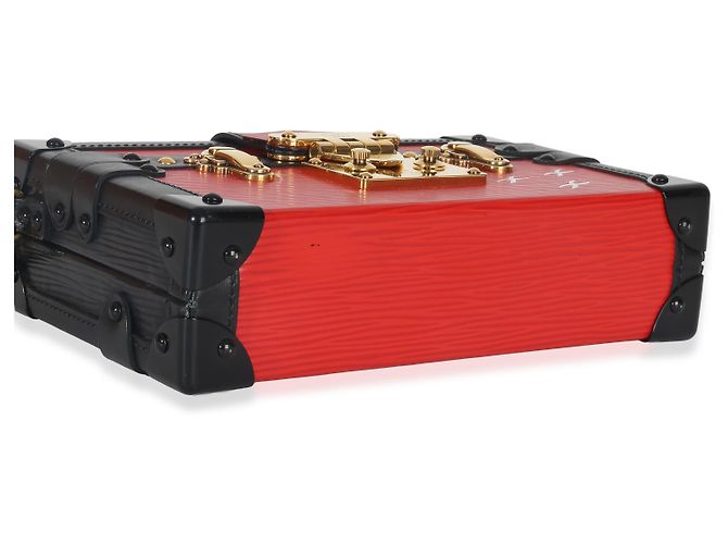 Louis Vuitton Petite Malle Épi Rosso Nero - vista 7