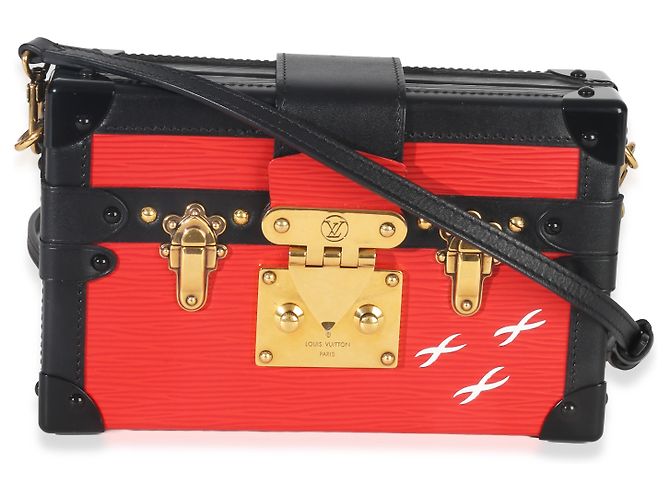 Louis Vuitton Petite Malle Épi Rosso Nero - vista 8