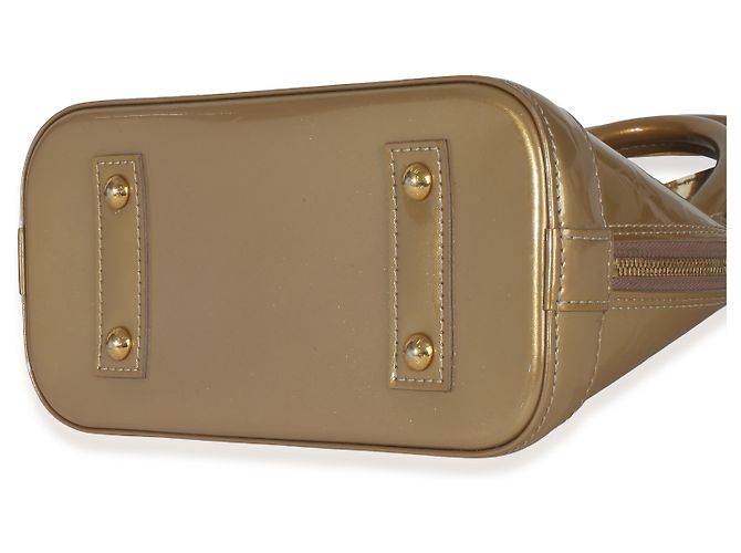 Louis Vuitton Beige Poudre Monogram Vernis Alma BB - vista 6