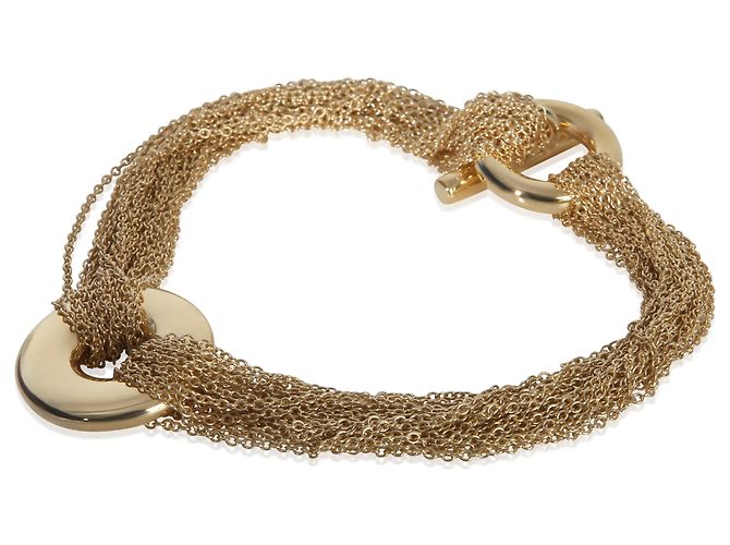 Bracciale multistrato con chiusura a toggle in oro giallo Tiffany & Co. - vista 3
