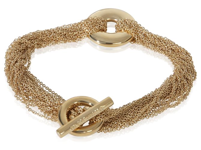 Bracciale multistrato con chiusura a toggle in oro giallo Tiffany & Co. - vista 4