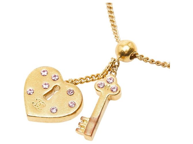 Timeless Bracciale a forma di cuore con il logo Coco di Chanel D'oro - vista 3