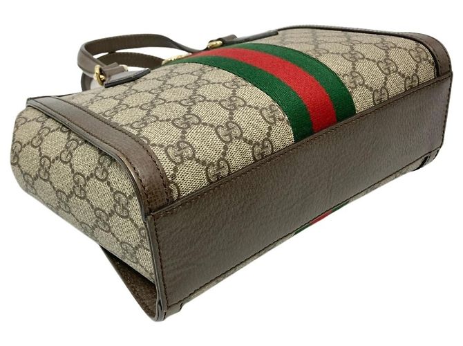 Sac tote Ophidia petit de Gucci Beige - vue 4