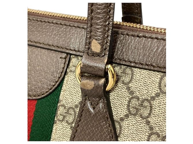 Sac tote Ophidia petit de Gucci Beige - vue 6