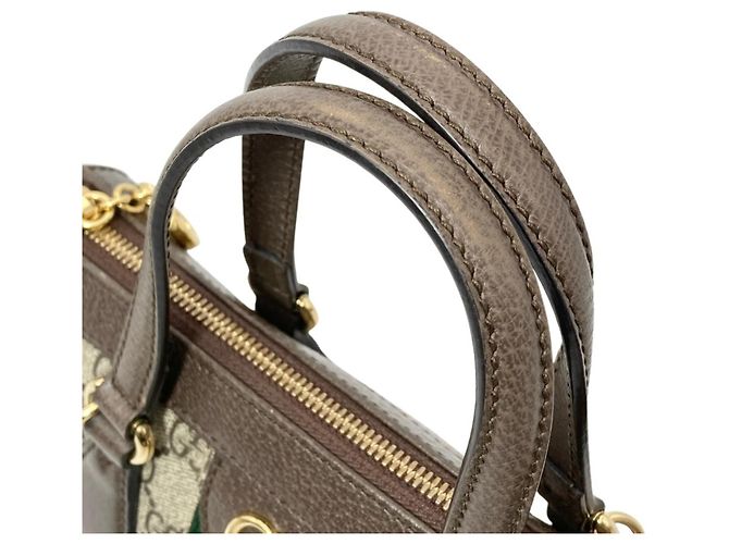 Sac tote Ophidia petit de Gucci Beige - vue 7