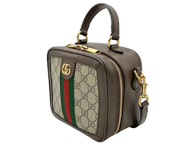 Borsa a mano Gucci Ophidia Beige - vista 2