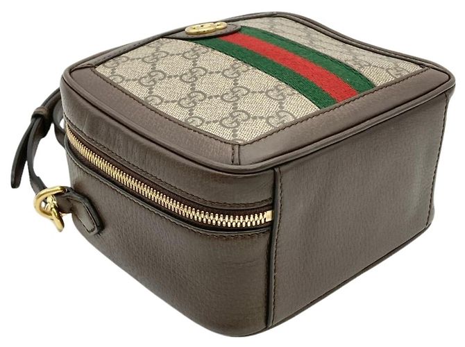 Borsa a mano Gucci Ophidia Beige - vista 4