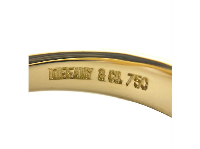 18K Gelbgoldring mit Diamant von Tiffany & Co. - Ansicht 7