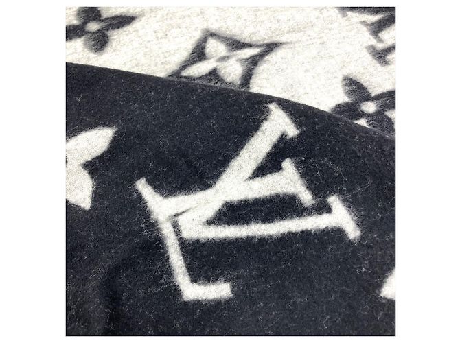 Stola in cashmere Louis Vuitton Nero - vista 4