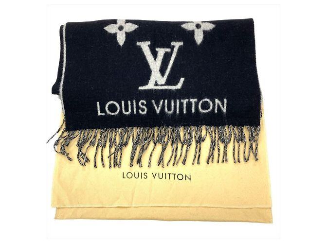 Stola in cashmere Louis Vuitton Nero - vista 5