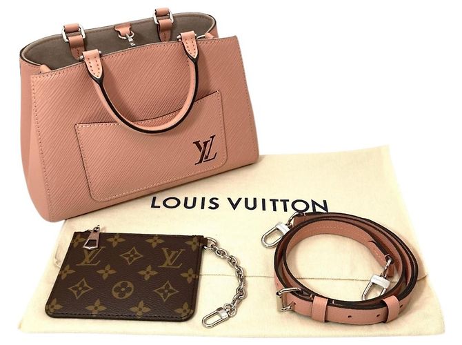 Borsa a spalla Marelle Epi Louis Vuitton Rosa - vista 8