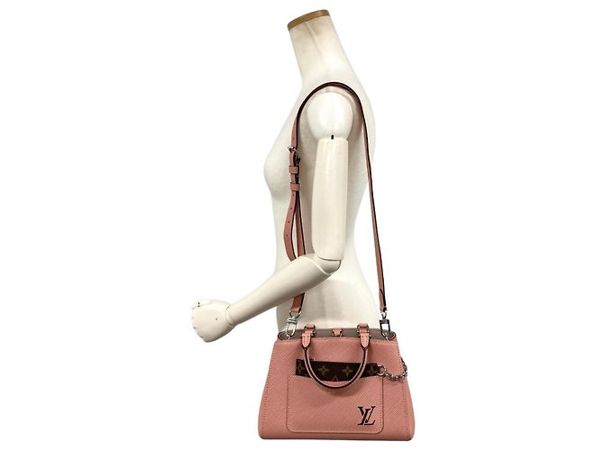 Borsa a spalla Marelle Epi Louis Vuitton Rosa - vista 9