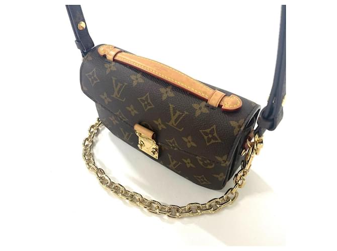 Borsa a Spalla Pochette Metis EW Louis Vuitton Marrone - vista 2