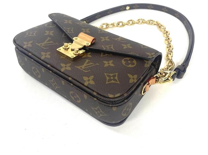 Borsa a Spalla Pochette Metis EW Louis Vuitton Marrone - vista 3