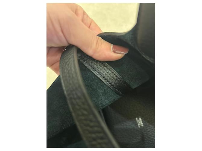 Hermès Picotin Lock 18 in pelle nera con palladio Nero - vista 7