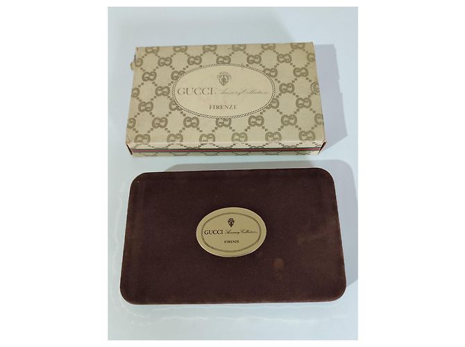 Rasoir Gucci en Or et Bruyère avec Émail Doré - vue 8