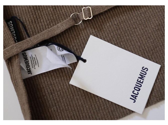 Top sin mangas La Maille Ascu de Jacquemus. Castaño - vista 5