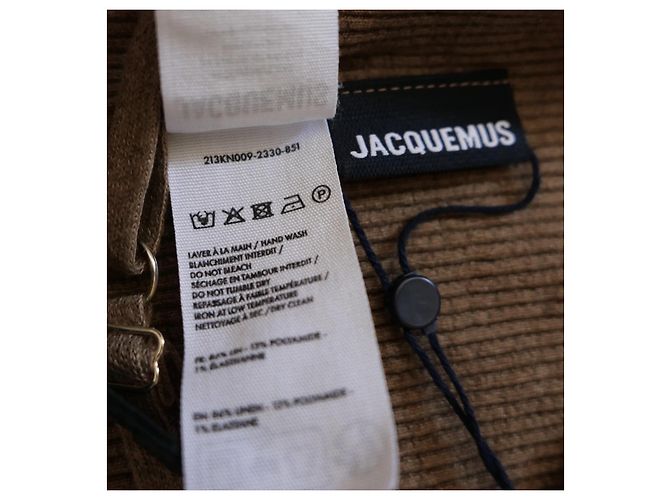 Top sin mangas La Maille Ascu de Jacquemus. Castaño - vista 7