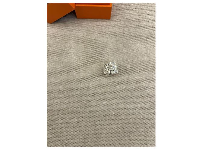 Anello Hermès Chaîne d’Ancre Enchaînée in Argento Sterling - vista 2