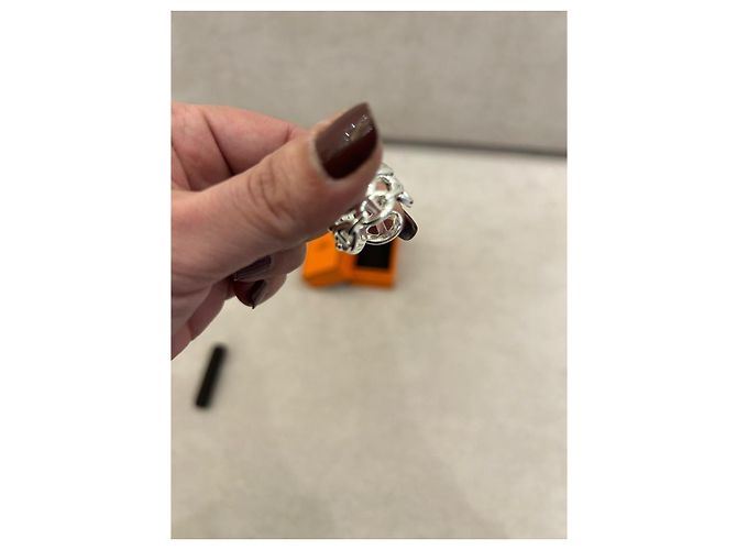 Anello Hermès Chaîne d’Ancre Enchaînée in Argento Sterling - vista 3