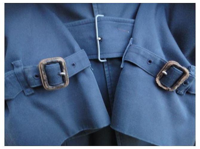 Trench Burberry Blu Navy - vista 5