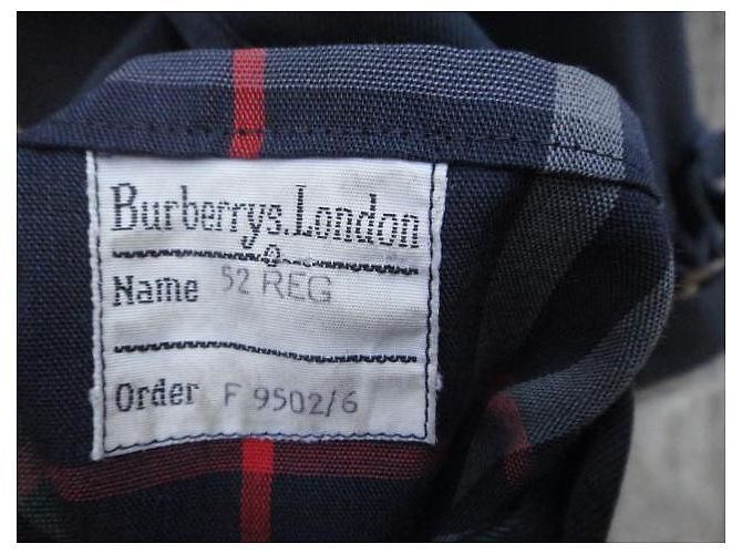 Trench Burberry Blu Navy - vista 6