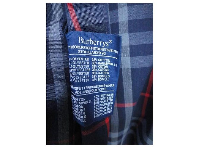 Trench Burberry Blu Navy - vista 7