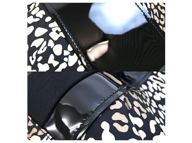 Borsa Tote Ferragamo Vara di Salvatore Ferragamo Nero Beige - vista 4