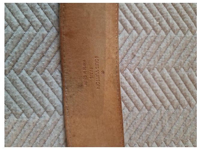 Louis Vuitton Damier Ebene Gürtel Braun Monogramm - Ansicht 4