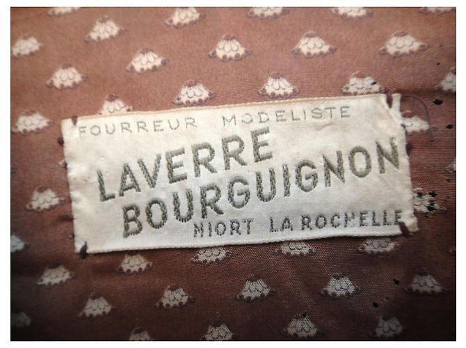 Autre Marque Abrigo de piel Laverre Bourguignon Beige - vista 3
