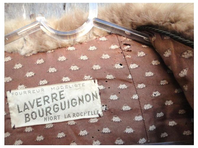 Autre Marque Abrigo de piel Laverre Bourguignon Beige - vista 5