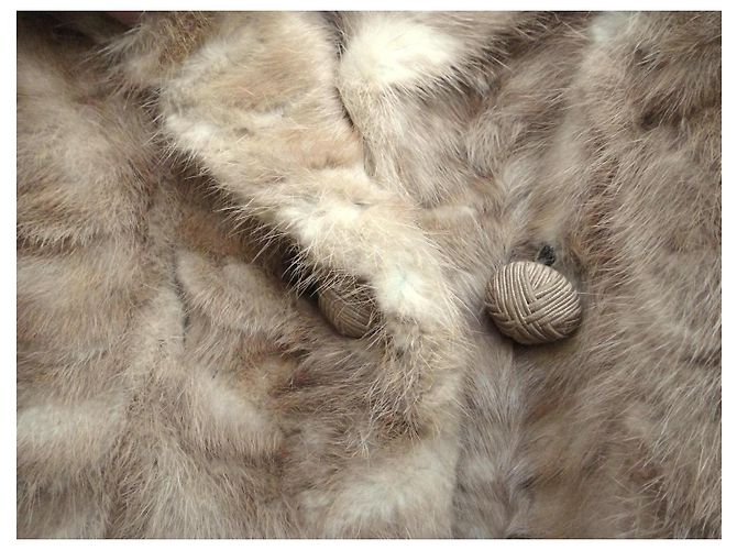 Autre Marque Abrigo de piel Laverre Bourguignon Beige - vista 8