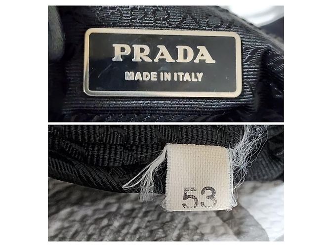 PRADA Vintage Tessuto Nylon Vela Rucksack Schwarz - Ansicht 2