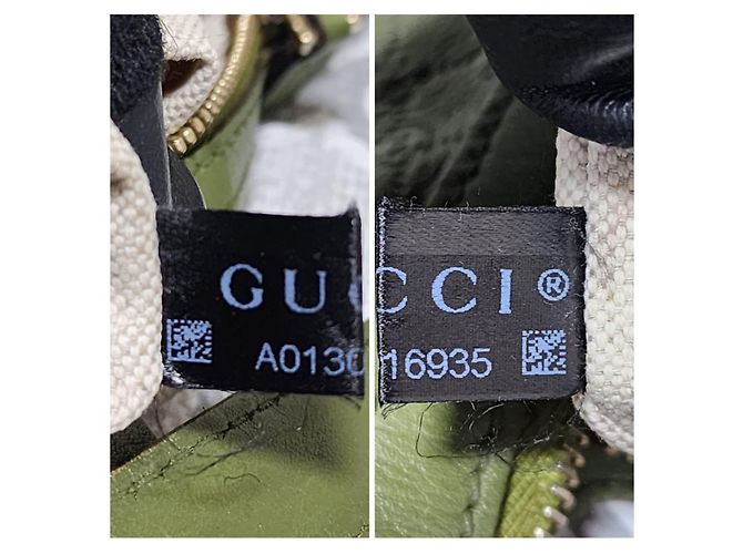 Borsa hobo Nice Microguccima Gucci Verde - vista 4
