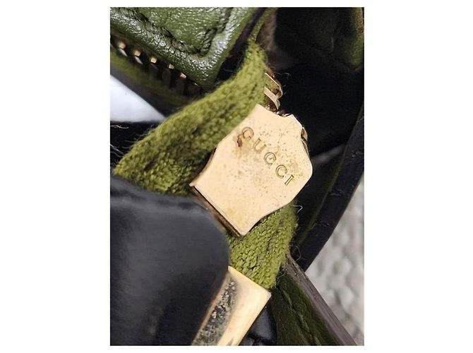 Borsa hobo Nice Microguccima Gucci Verde - vista 5