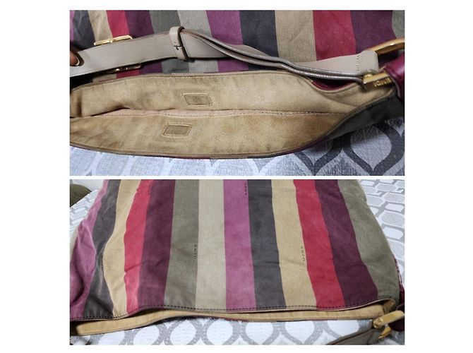 Fendi Pequin Schultertasche Mehrfarbig Mehrfarben - Ansicht 10