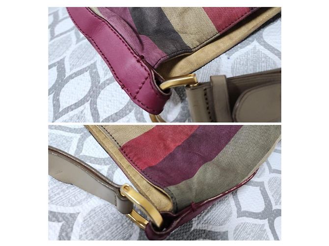 Fendi Pequin Schultertasche Mehrfarbig Mehrfarben - Ansicht 11