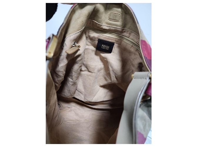 Fendi Pequin Schultertasche Mehrfarbig Mehrfarben - Ansicht 13