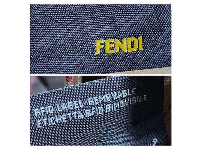 Fendi Pequin Schultertasche Mehrfarbig Mehrfarben - Ansicht 4