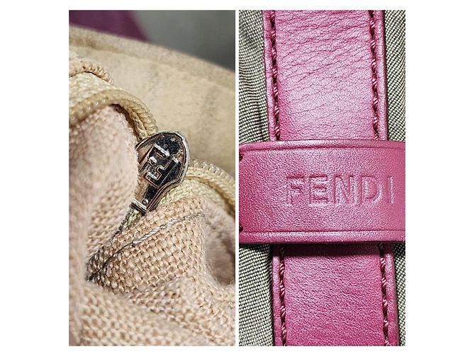 Fendi Pequin Schultertasche Mehrfarbig Mehrfarben - Ansicht 6