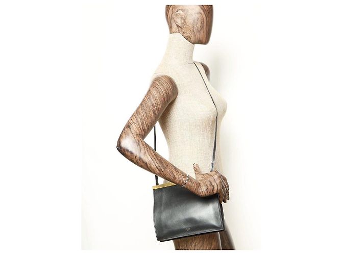 Autre Marque Borsa piccola con chiusura Céline nera Nero - vista 12