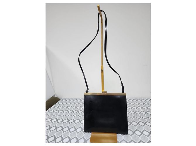 Autre Marque Borsa piccola con chiusura Céline nera Nero - vista 3