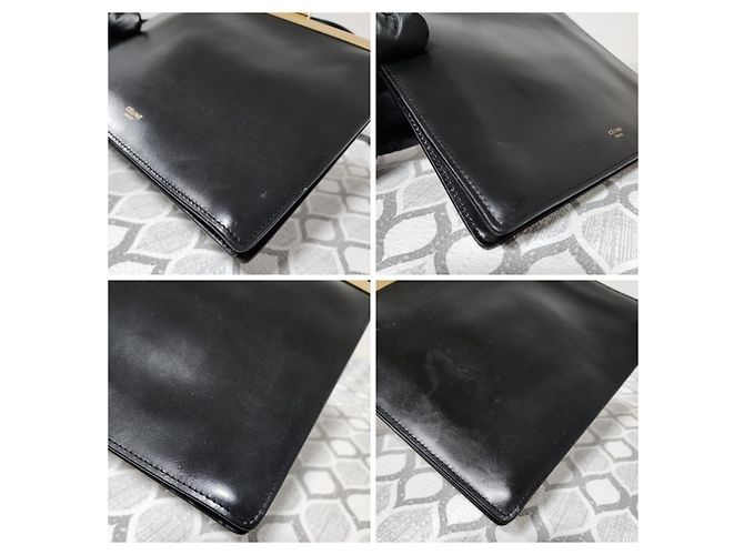 Autre Marque Borsa piccola con chiusura Céline nera Nero - vista 9