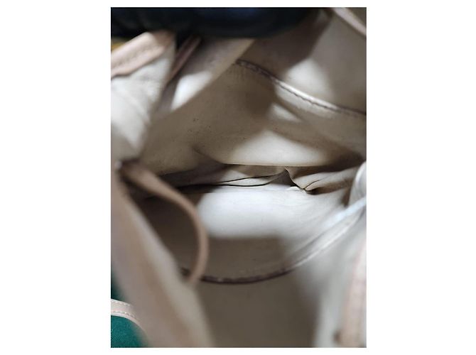 GUCCI Vintage Monogramm Canvas Mini Zugbeutel Tasche Braun/Beige - Ansicht 11