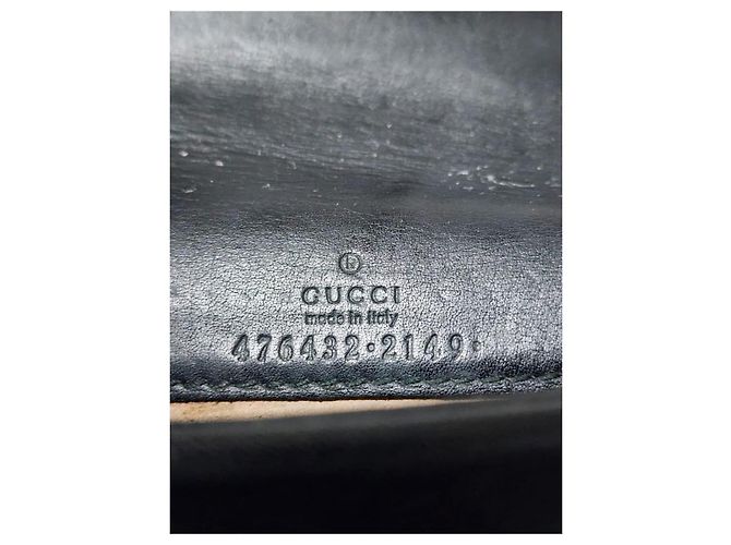 Borsa a tracolla Gucci Velvet Super Mini Dionysus Nera Nero - vista 2
