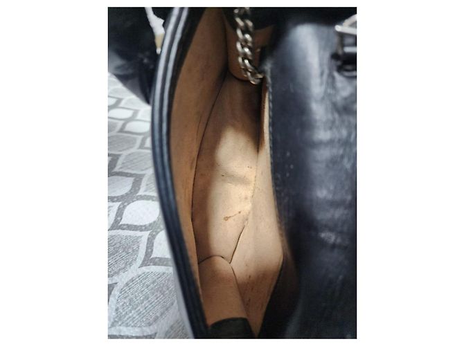 Borsa a tracolla Gucci Velvet Super Mini Dionysus Nera Nero - vista 9