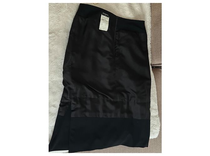 Falda CC de colección de Chanel Negro - vista 10