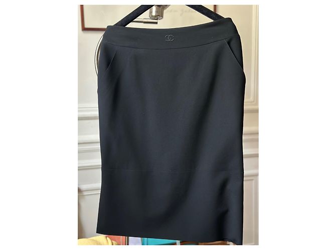 Falda CC de colección de Chanel Negro - vista 14